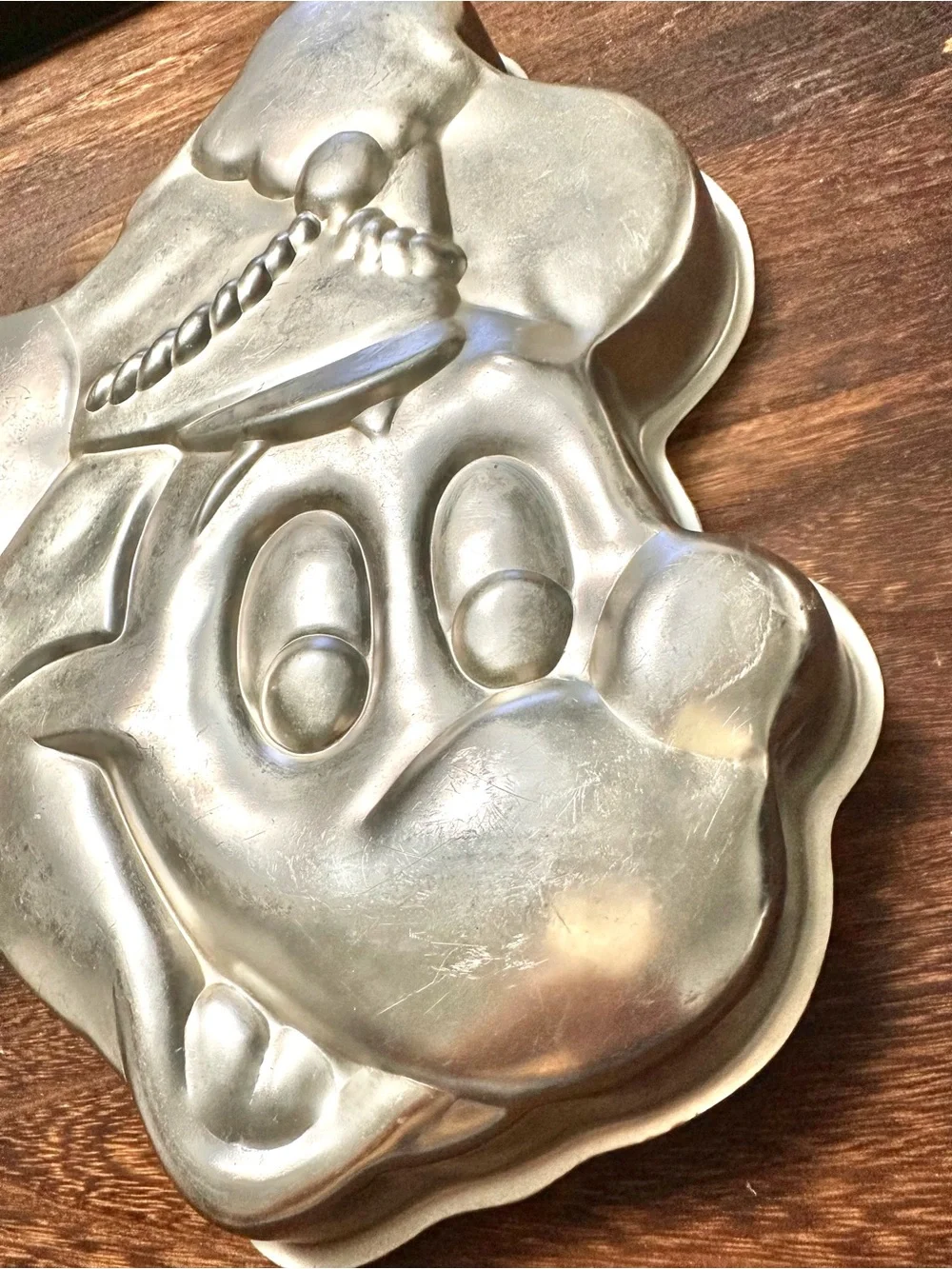 Vintage Walt Disney / Wilton Drum Major Mickey Mouse and Pluto Cake Pan Set